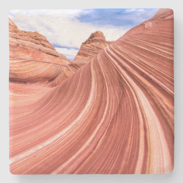 Posavasos De Piedra La formación rock Wave Sandstone (Anverso)