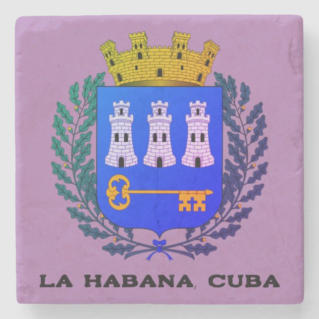 Posavasos De Piedra La Habana, Cuba, La Habana, Cuba (Capital Cubana) (Anverso)