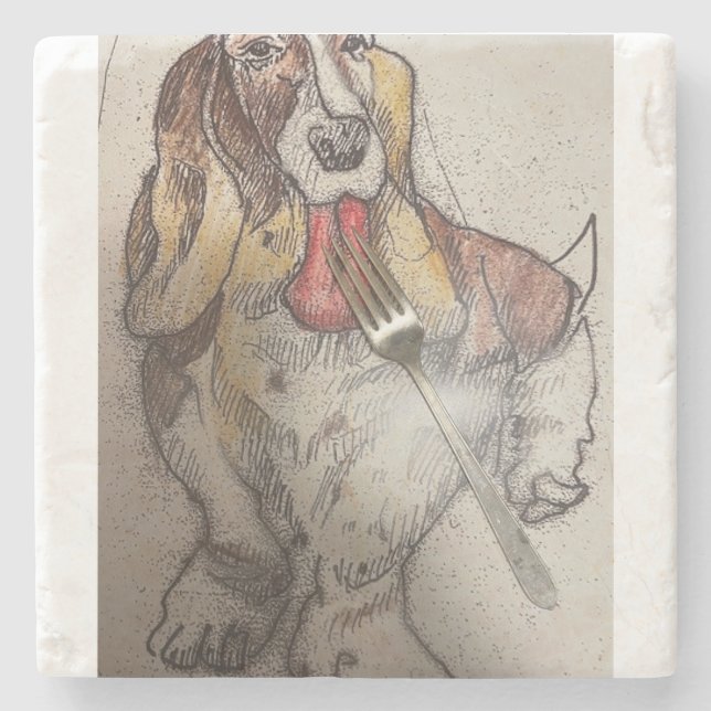 Posavasos De Piedra La horquilla de Bassie (Anverso)