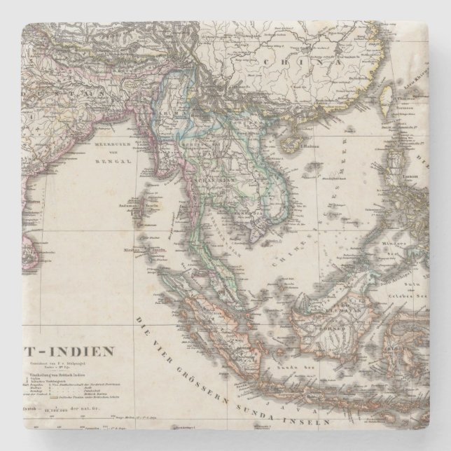 Posavasos De Piedra La India del este (Anverso)