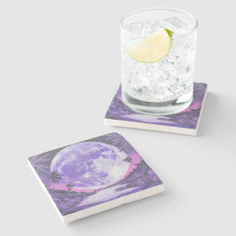 Posavasos De Piedra "la luna imposible"-