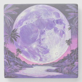 Posavasos De Piedra La Luna Imposible