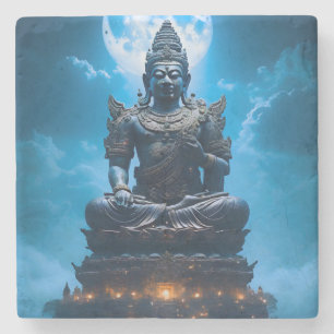 Posavasos De Piedra La Luz de la Luna Llena del Buda