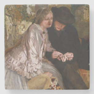 Posavasos De Piedra La medida para el anillo de bodas, 1855