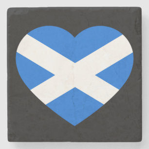 Posavasos De Piedra La montaña rusa de la bandera de Escocia