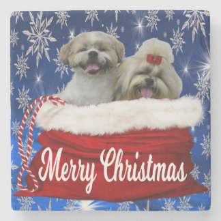 Posavasos De Piedra La montaña rusa de los Navidades shih tzu, Shihtzu