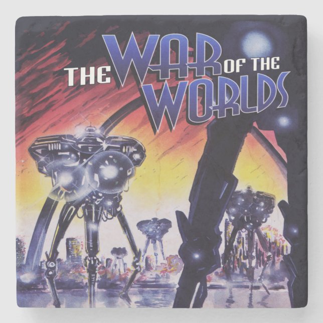 Posavasos De Piedra La montaña rusa de mármol de la Guerra del Mundo (Anverso)