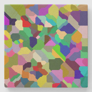 Posavasos De Piedra La montaña rusa de piedra arenisca de mosaico incl