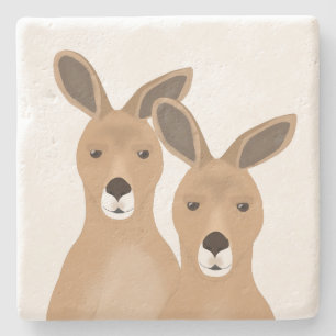 Posavasos De Piedra La montaña rusa de piedra de Kangaroos