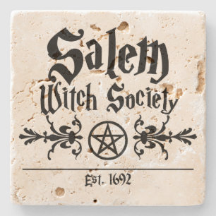 Posavasos De Piedra La montaña rusa de Salem Witch Society
