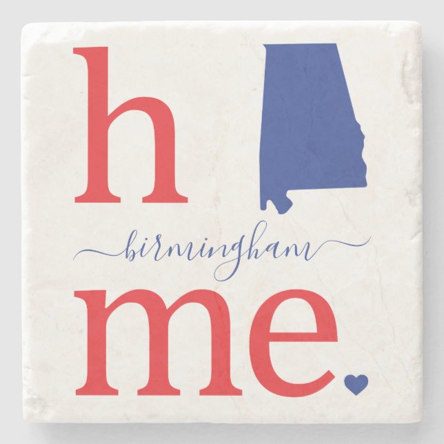 Posavasos De Piedra La montaña rusa del estado de Alabama (Anverso)