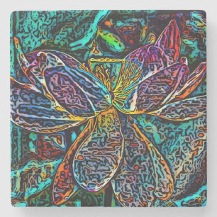 Posavasos De Piedra La montaña rusa "Midnight Blossom"