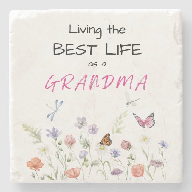 Posavasos De Piedra La montaña rusa - Viviendo la mejor vida como una  (Anverso)