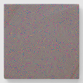 Posavasos De Piedra La montaña rusa Whorls Sandstone