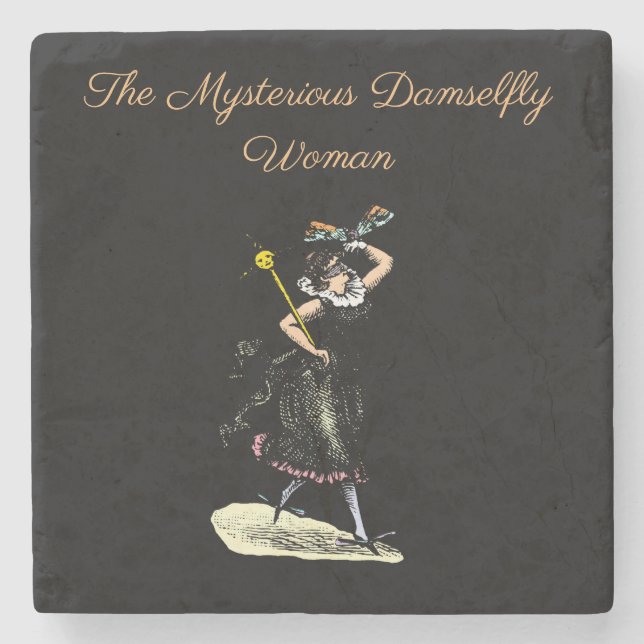 Posavasos De Piedra La mujer mágica de la mosca (Anverso)