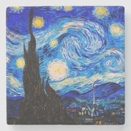 Posavasos De Piedra La noche estrellada de Vincent Van Gogh