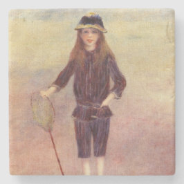 Posavasos De Piedra La pequeña pescadora (de Pierre-August Renoir)