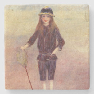 Posavasos De Piedra La pequeña pescadora (de Pierre-August Renoir)