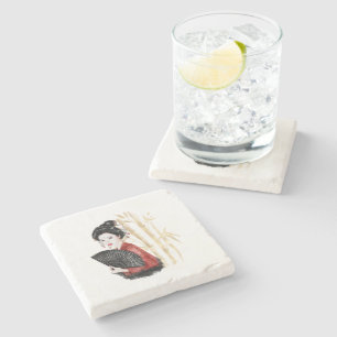 Posavasos De Piedra La Serie Okinawa Diseño 39 