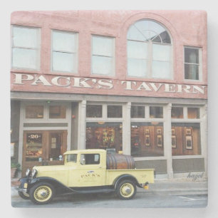 Posavasos De Piedra La taberna del paquete, Asheville Carolina del