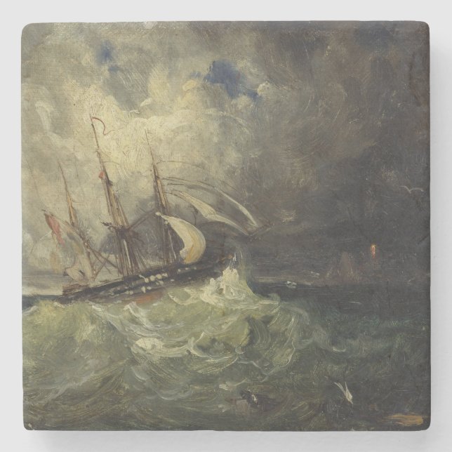 Posavasos De Piedra La Tempête - Félix Ziem (Anverso)
