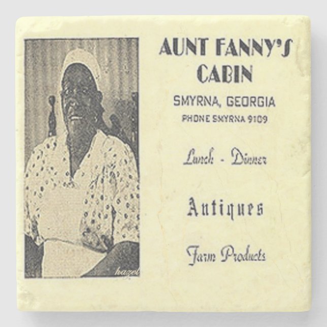 Posavasos De Piedra La tía Fanny's Cabin Smyrna, Smyrna Georgia, (Anverso)
