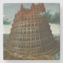 Posavasos De Piedra La Torre de Babel (por Pieter Bruegel el Mayor)