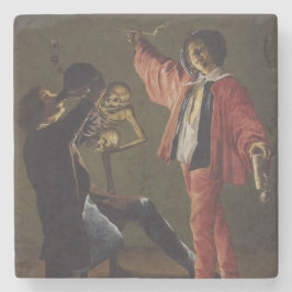 Posavasos De Piedra La última gota de cerveza antes de que termine el 