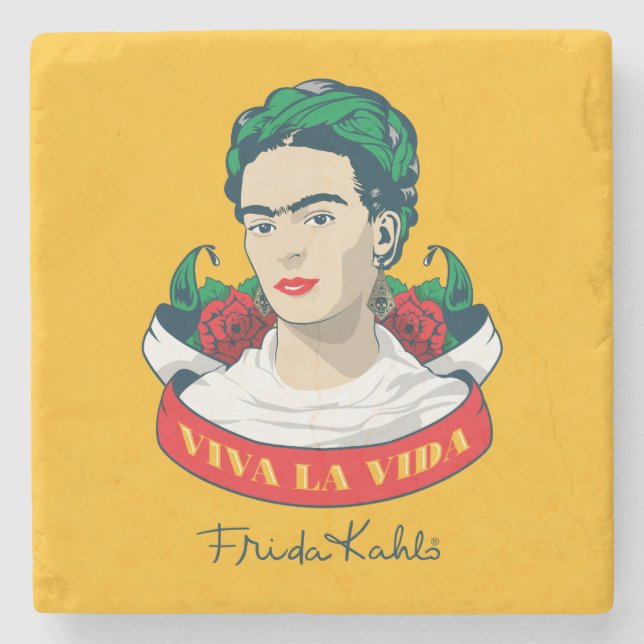 Posavasos De Piedra La Vida de Frida Kahlo el | Viva (Anverso)