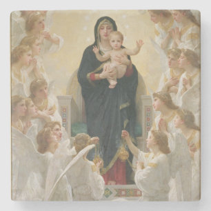 Posavasos De Piedra La Virgen con Angels, 1900 2