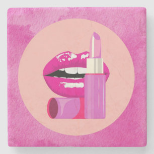 Posavasos De Piedra Labios
