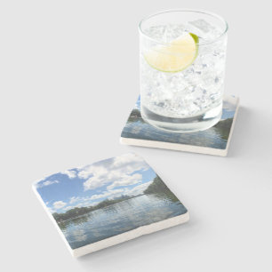 Posavasos De Piedra Lady Bird Lake Panorama - Austin - Texas