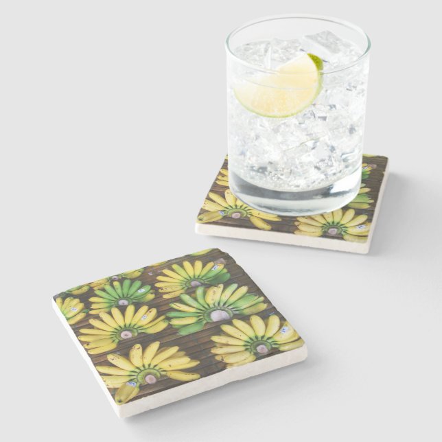 Posavasos De Piedra Lady Finger Bananas ~ Huevo Banana (ก ล้ ว ย ไ ข่) (Lateral)