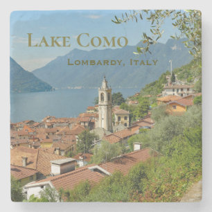 Posavasos De Piedra Lago Como Lombardía Italia