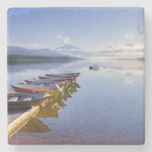 Posavasos De Piedra Lago McDonald, Parque Nacional Glaciar, Montana,