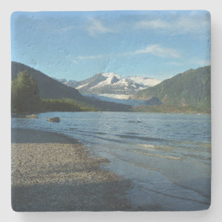 Posavasos De Piedra Lago Mendenhall en el paisaje Juneau Alaska