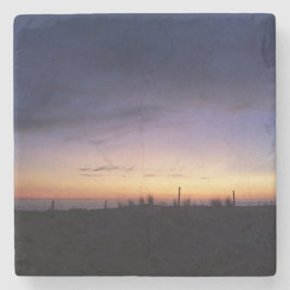 Posavasos De Piedra Lago Michigan Sunset