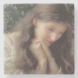 Posavasos De Piedra Lágrimas de ralentí (bella mujer llorando)