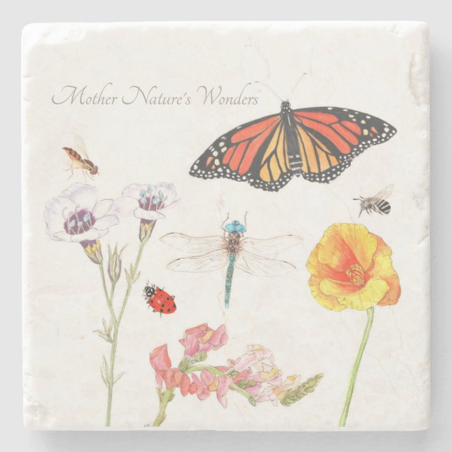 Posavasos De Piedra Las maravillas de la madre naturaleza (Anverso)