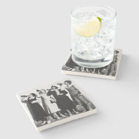 Las mujeres beben cerveza Vieja fotografía Cerveza