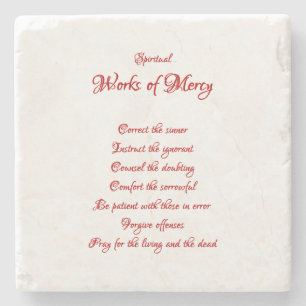 Posavasos De Piedra Las obras espirituales de la piedad