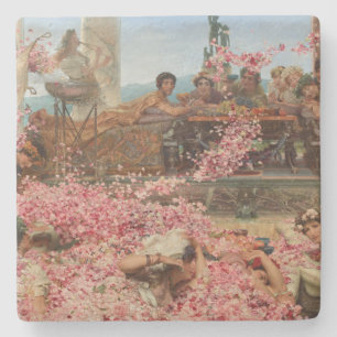 Posavasos De Piedra Las Rosas de Heliogábalo (Lujo Romano Antiguo)
