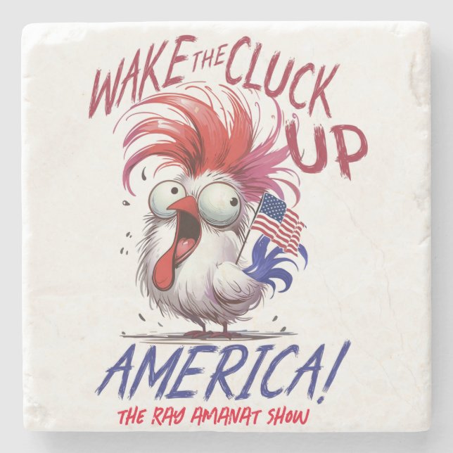 Posavasos De Piedra Las tiras de piedra de Ray Amanat Show (Anverso)