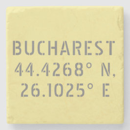 Posavasos De Piedra Latitud Longitud de Bucarest