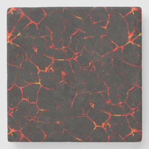 Posavasos De Piedra Lava caliente de otoño