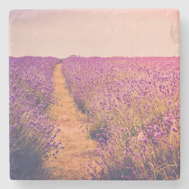 Posavasos De Piedra Lavander (Anverso)