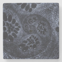 LavishlyOn Blue Denim Paisley Swirl Bubble