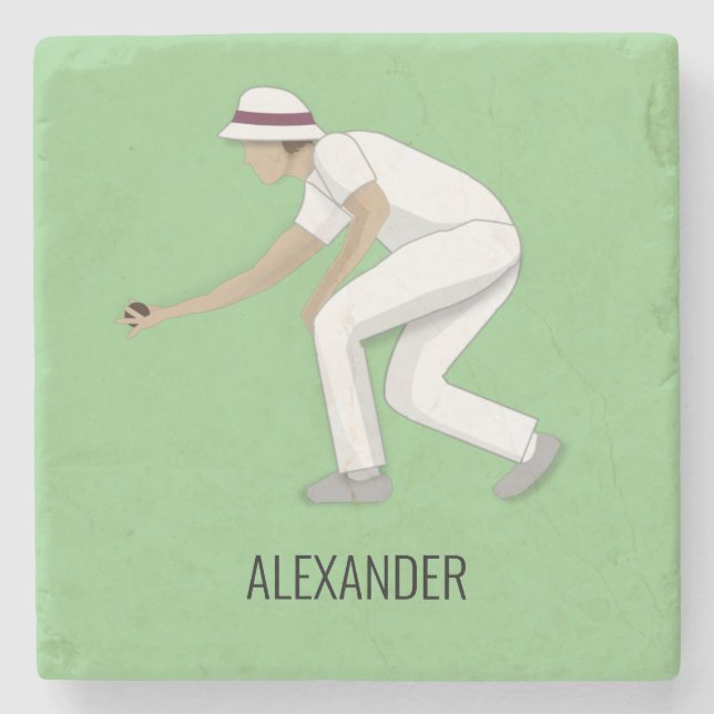 Posavasos De Piedra Lawn Bowls (Anverso)