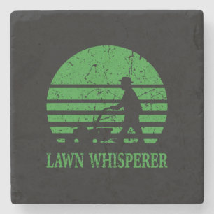 Posavasos De Piedra Lawn Mower Lawn Whisperer Gardener Gift