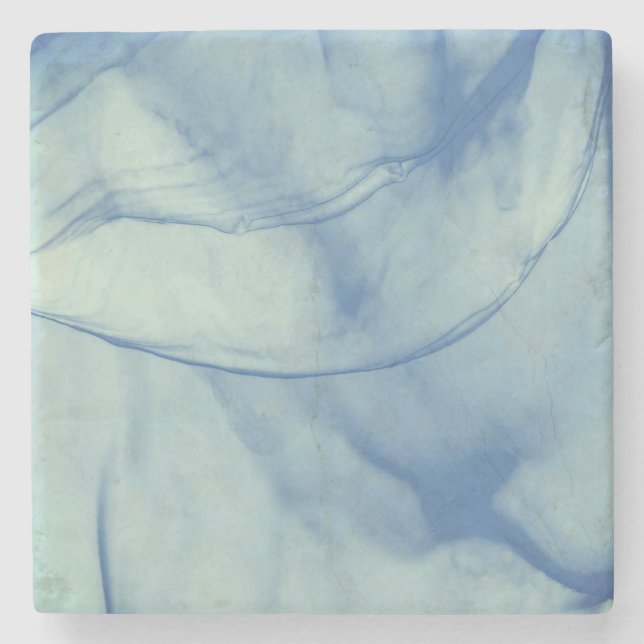 Posavasos De Piedra Layered Aqua (Anverso)